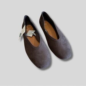 NWT A New Day Dark Brown Memory Foam Women's Sammie Ballet Flats